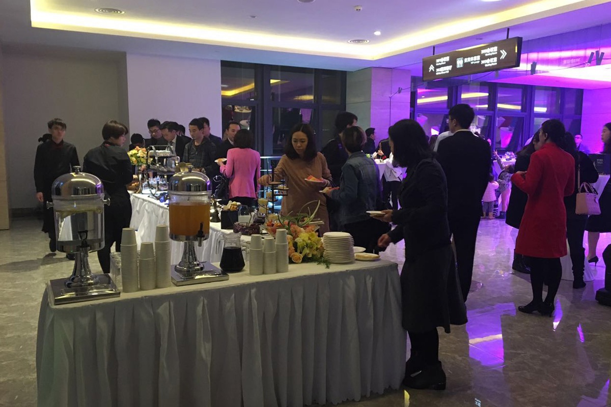 发地产发布会冷餐活动