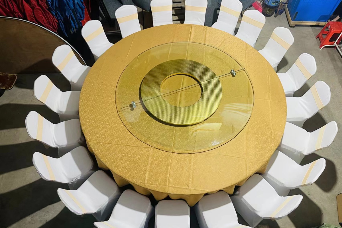 3米大圆桌椅20人位租赁