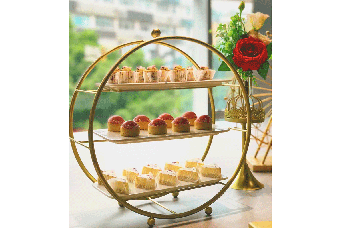 茶歇甜品圆架